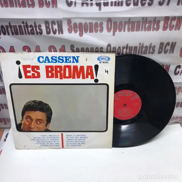 Discos de vinilo: Vinilo lp cassen es broma - Foto 1