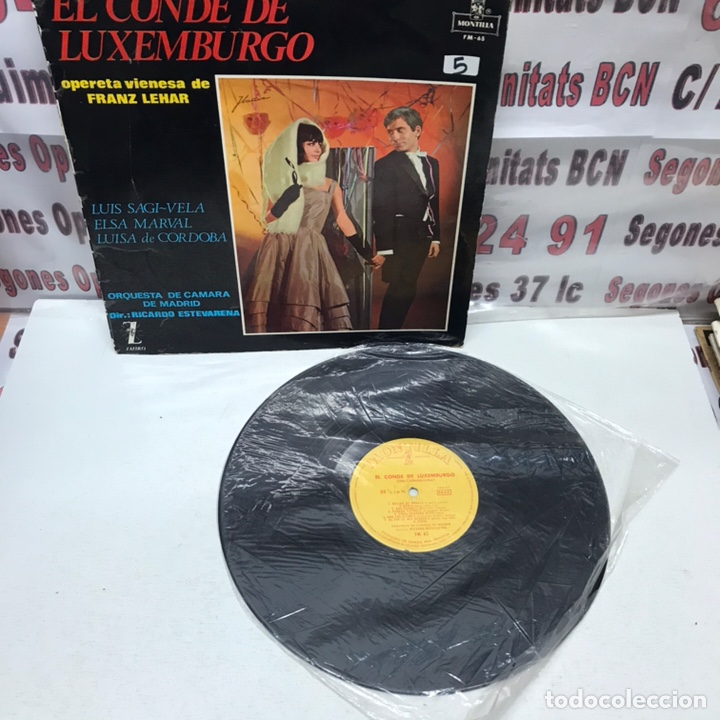 Discos de vinilo: Vinilo lp el conde de luxemburgo - Foto 1