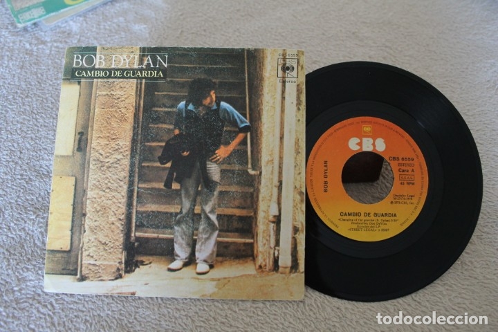 Discos de vinilo: BOBDYLAN CAMBIO DE GUARDIA SINGLE 1978 - Foto 1
