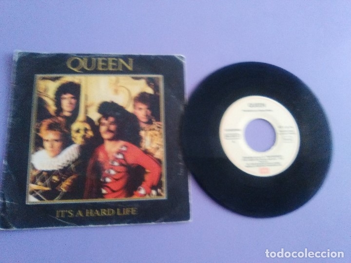 single.queen. freddy mercury. it´s a hard life/ - Compra venta en