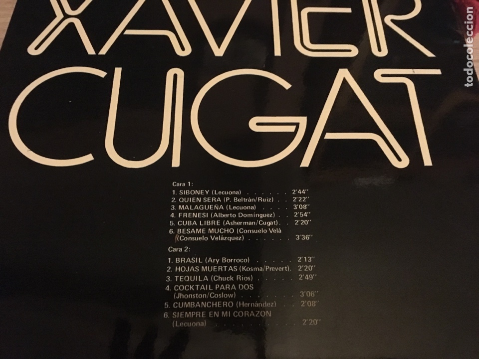 Discos de vinilo: Xavier cugat disco de oro 1973 - Foto 2