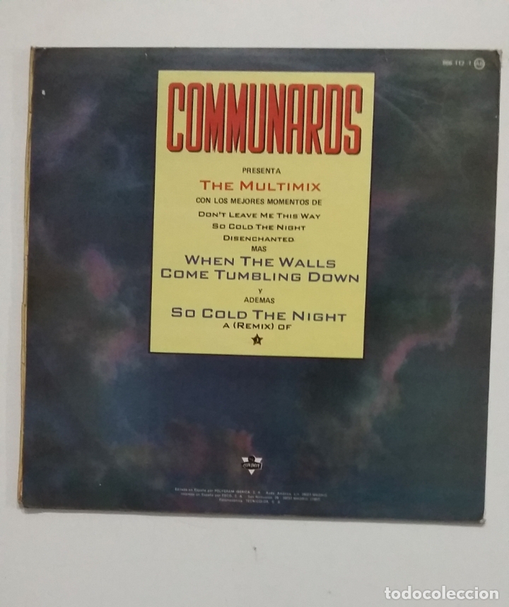 Discos de vinilo: COMMUNARDS. - THE MULTIMIX. MAXI SINGLE. TDKDA60 - Foto 2