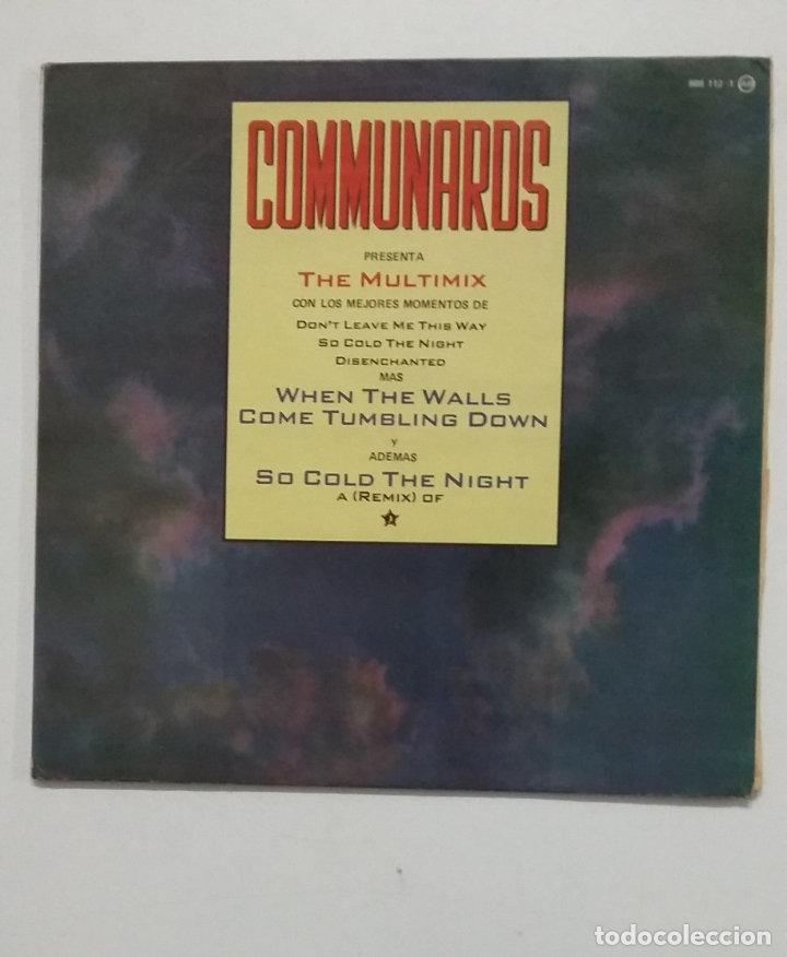 Discos de vinilo: COMMUNARDS. - THE MULTIMIX. MAXI SINGLE. TDKDA60 - Foto 1