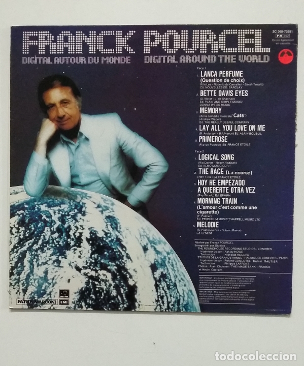Discos de vinilo: FRANCK POURCEL - DIGITAL AROUND THE WORLD - LP. TDKDA61 - Foto 2