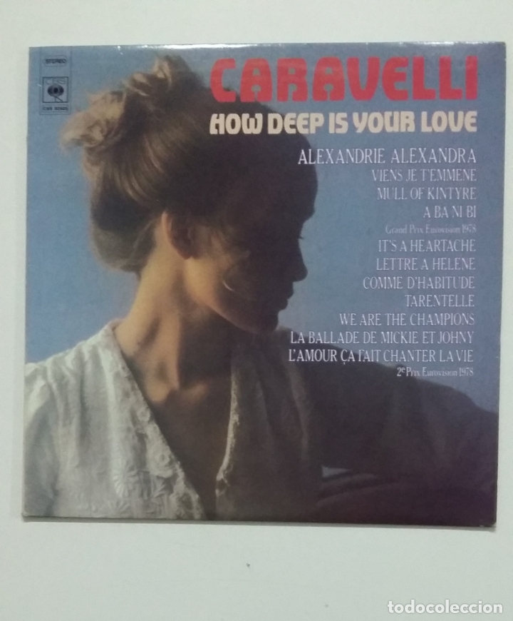 Discos de vinilo: CARAVELLI. HOW DEEP IS YOUR LOVE. LP. TDKDA61 - Foto 1