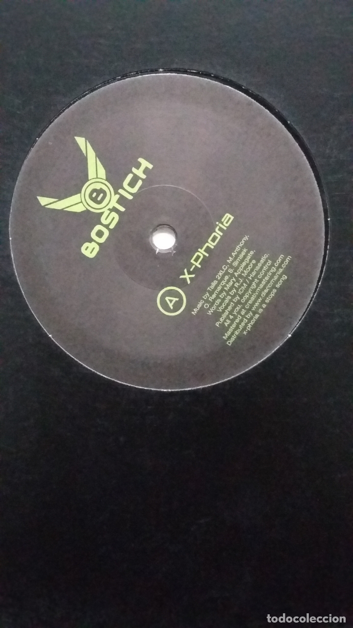 Discos de vinilo: T2 X-PHORIA. BOSTICH 002. MAXI SINGLE. TDKDA61 - Foto 3