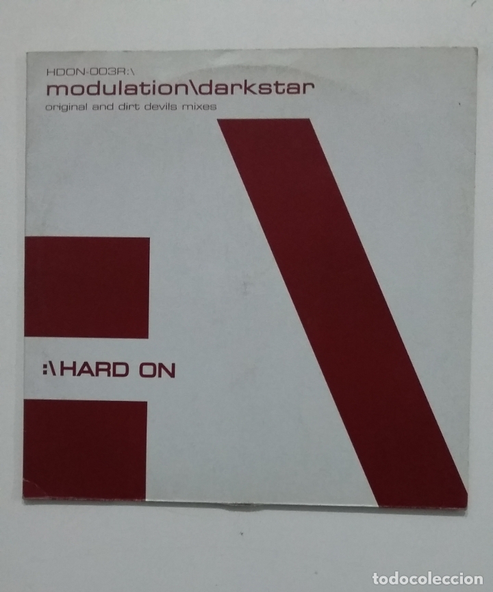 Discos de vinilo: MODULATION DARKSTAR. ORIGINAL AND DIRT DEVILS MIXES. MAXI SINGLE. TDKDA61 - Foto 1