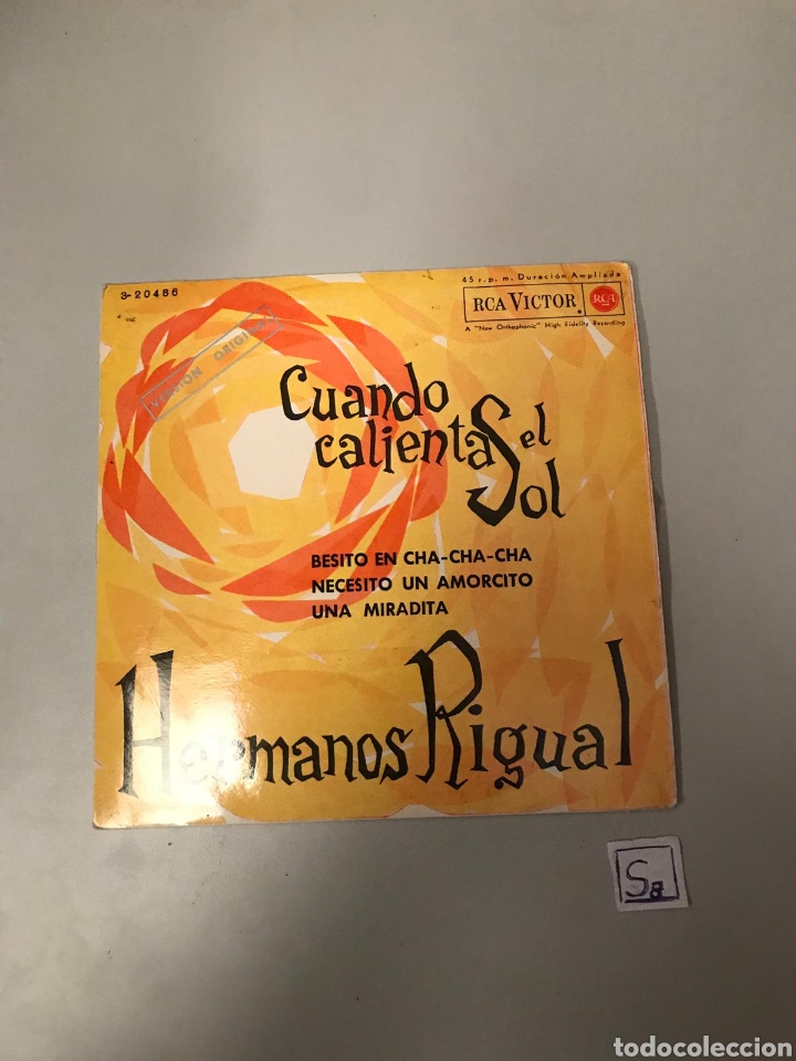 Discos de vinilo: Hermanos rigual - Foto 1