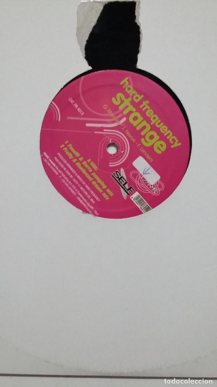 Discos de vinilo: HARD FREQUENCY. FREQUENCY UNKNOW STRANGE. TDKDA61 - Foto 3