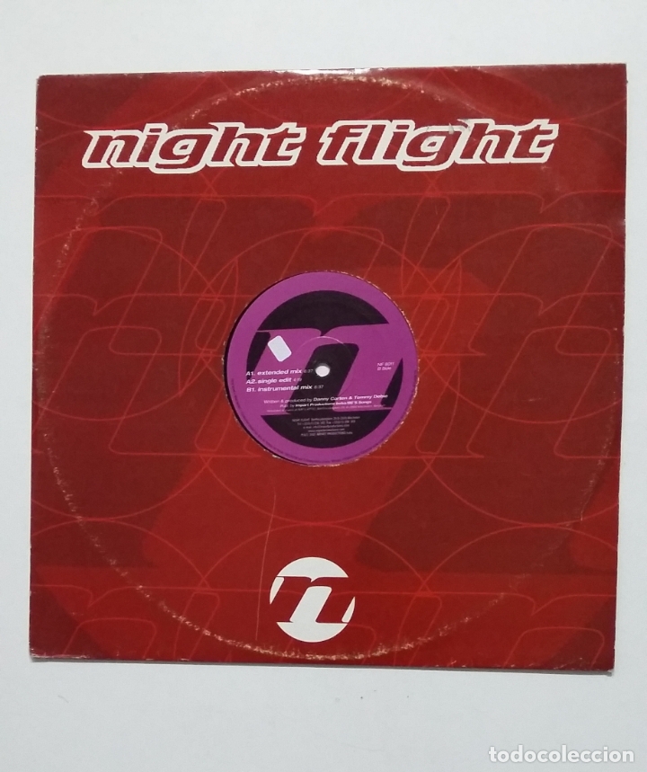 Discos de vinilo: D-LAMBO CRAZY. EXTENDED VERSION. NIGHT FLIGHT. MAXI SINGLE. TDKDA62 - Foto 1