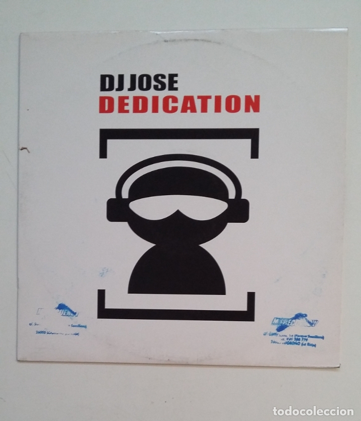 Discos de vinilo: DJ. JOSE. DEDICATION. MAXI SINGLE. TDKDA62 - Foto 1