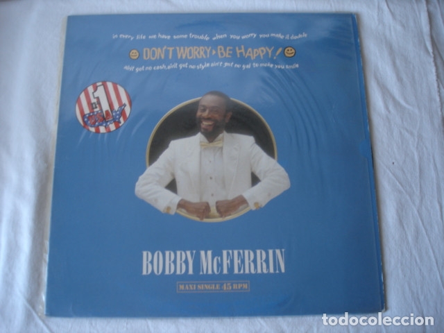 Discos de vinilo: Bobby McFerrin    Dont Worry, Be Happy - Foto 1