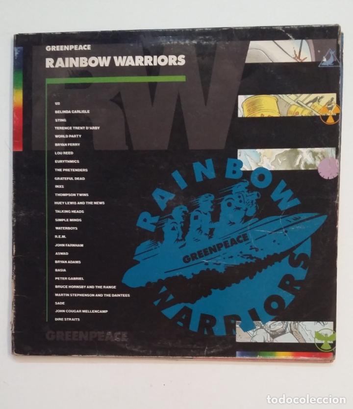 Discos de vinilo: GREENPEACE - RAINBOW WARRIOS. DOBLE LP. TDKDA62 - Foto 1