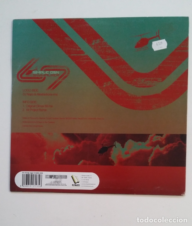 Discos de vinilo: SIMPLE DSN. SKYWALKER. TDKDA62 - Foto 2