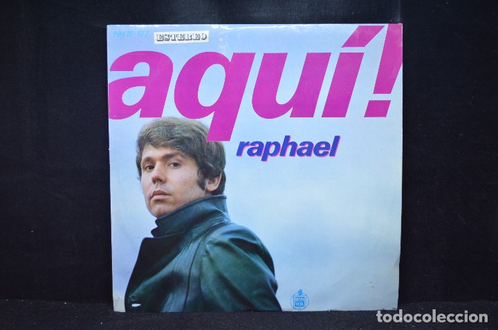 Discos de vinilo: RAPHAEL - AQU&Iacute;! - LP - Foto 1