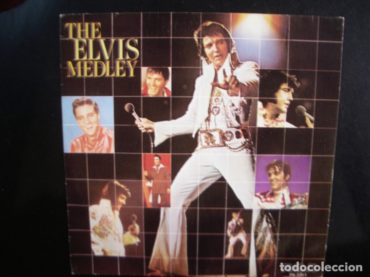 Discos de vinilo: THE ELVIS PRESLEY MEDLEY- SINGLE. - Foto 1