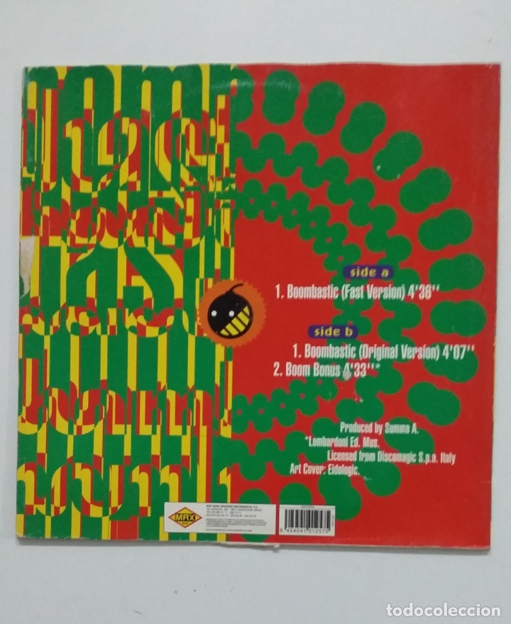 Discos de vinilo: ANDY BOOMBASTIC. DANCE VERSION. MAXI SINGLE. TDKDA63 - Foto 2