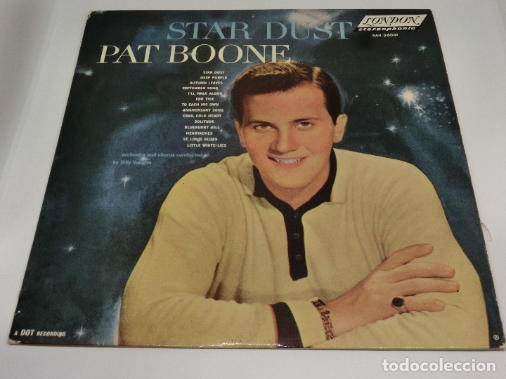 Discos de vinilo: LP - STAR DUST - PAT BOONE- - Foto 1