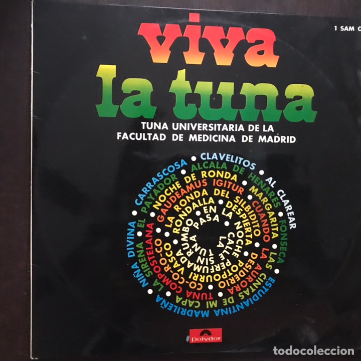 Dischi in vinile: Viva la tuna. Tuna universitaria de la facultad de medicina de Madrid. Doble LP