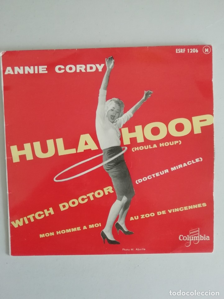 Discos de vinilo: ANNIE CORDY HULA HOOP EP - Foto 1