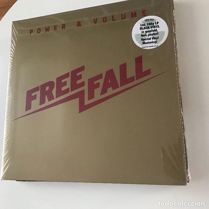 Discos de vinilo: FREE FALL - POWER & VOLUME - LP NUCLEAR BLAST 2013 - VINILO NEGRO - Foto 1