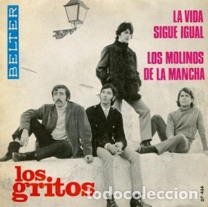 Discos de vinilo: Los Gritos - La Vida Sigue Igual - Foto 1