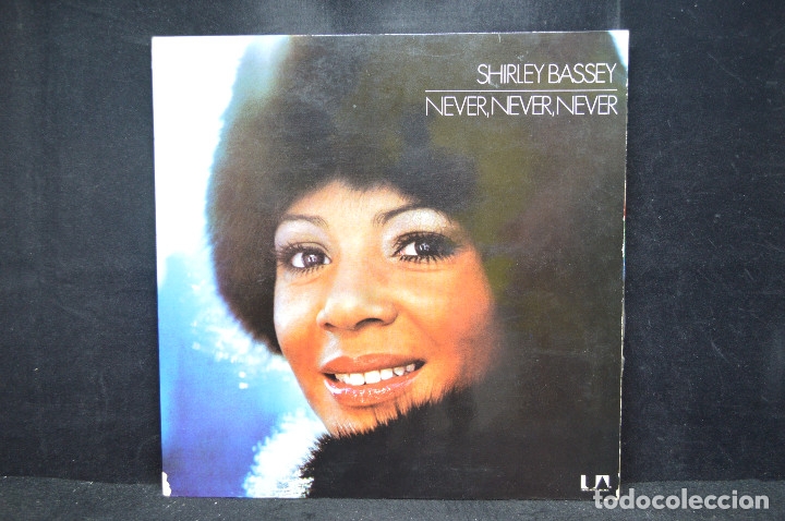 Discos de vinilo: SHIRLEY BASSEY - NEVER, NEVER, NEVER - LP - Foto 1