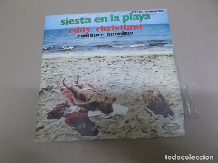 Discos de vinilo: EDDY CHRISTIANI (SN) ROMANCE ANONIMO A&Ntilde;O &ndash; 1970 - Foto 1
