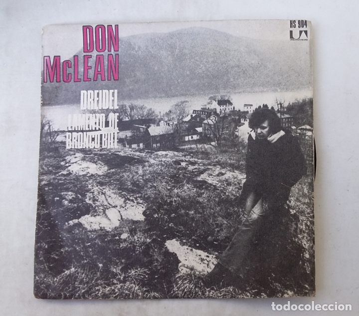 Discos de vinilo: DON MCLEAN - DREIDEL / LAMENTO DE BRONCO BILL - SINGLE. TDKDS15 - Foto 1