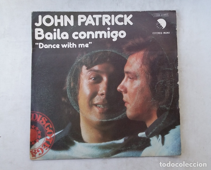 Discos de vinilo: John Patrick - Baila conmigo. Dance with me. SINGLE. TDKDS15 - Foto 1