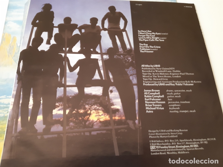 Discos de vinilo: UB40- UB44 - SPAIN LP 1982 + ENCARTE- VINILO COMO NUEVO. - Foto 3 - 176351983