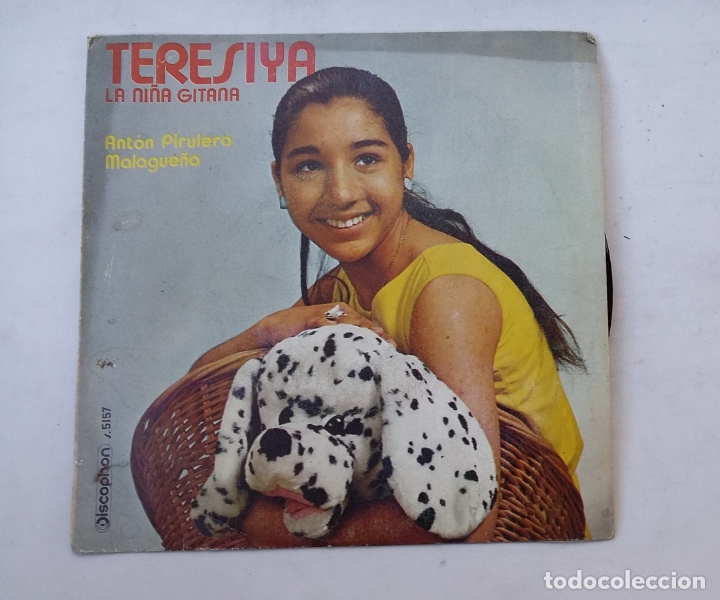 Dischi in vinile: TERESIYA, LA NI&Ntilde;A GITANA - ANT&Oacute;N PIRULERO, MALAGUE&Ntilde;A. SINGLE. TDKDS16