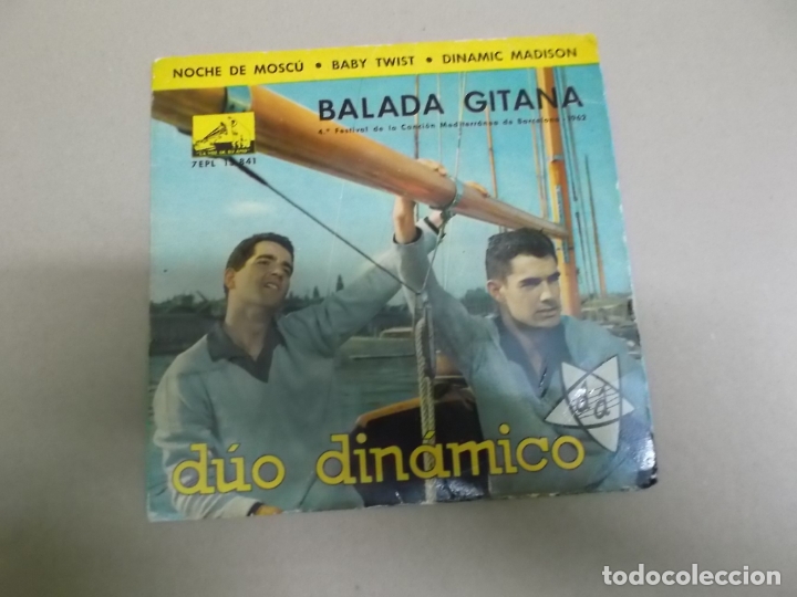 Discos de vinilo: DUO DINAMICO (EP) BALADA GITANA A&Ntilde;O &ndash; 1962 - Foto 1