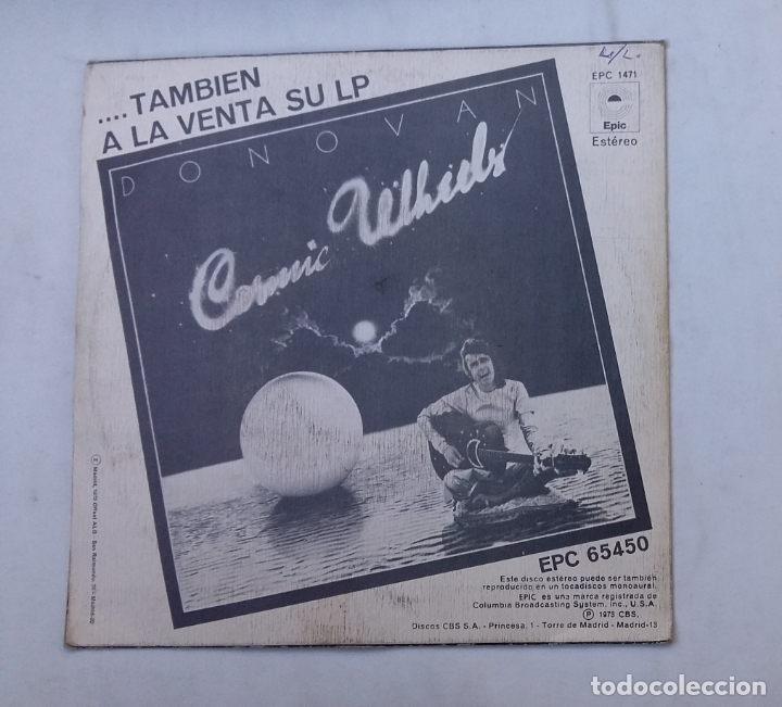 Discos de vinilo: Donovan. - I Like You. SINGLE. TDKDS16 - Foto 2