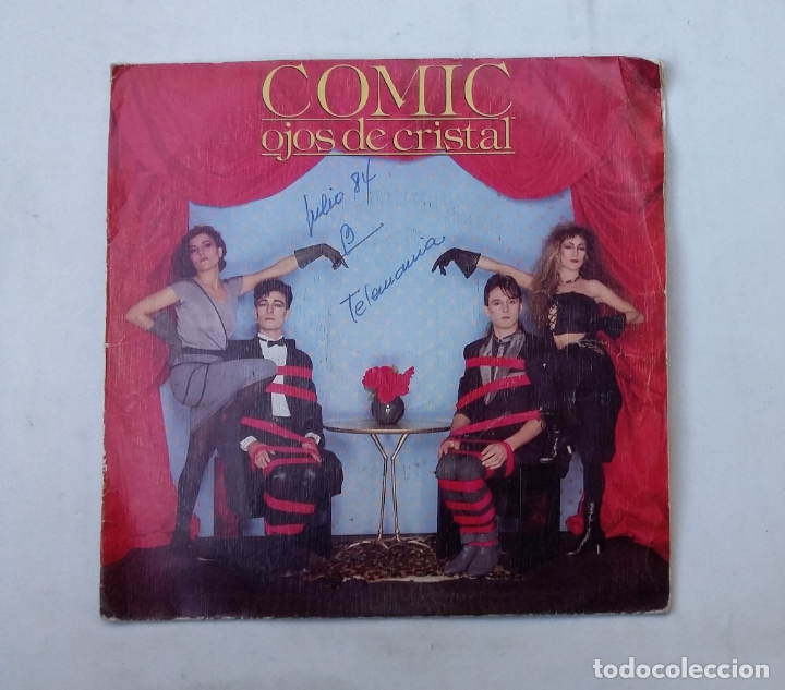 Discos de vinilo: COMIC. Ojos de cristal / Gozos en el astral - Single. TDKDS16 - Foto 1