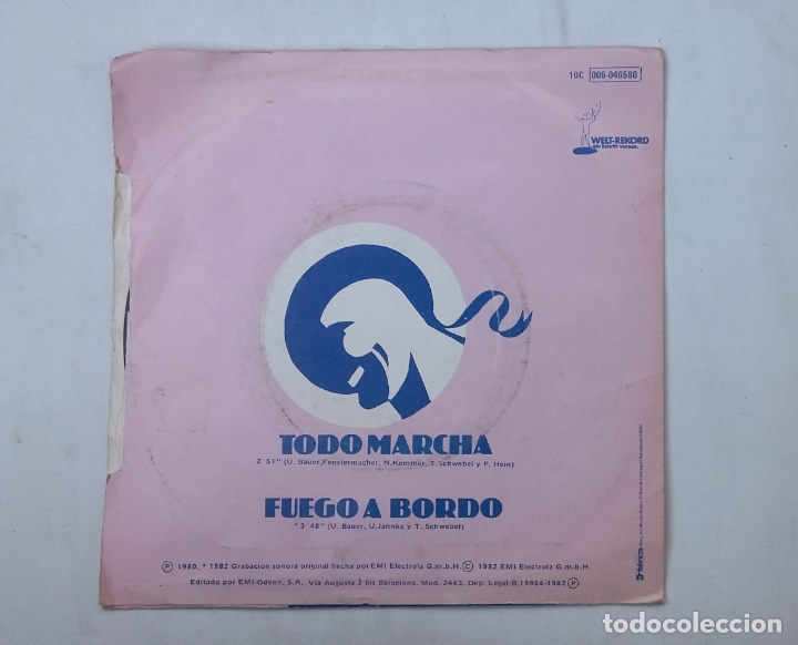 Discos de vinilo: Fehlfarben - Todo Marcha. SINGLE. TDKDS16 - Foto 2