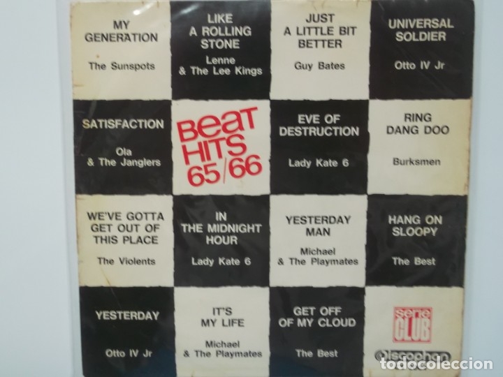 Discos de vinilo: BEAT HITS 65/66-PRIMERA EDICI&Oacute;N ESPA&Ntilde;OLA 1966