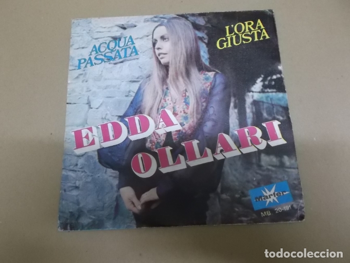 Disques de vinyle: EDDA OLLARI (SN) ACQUA PASSATA A&Ntilde;O &ndash; 1971