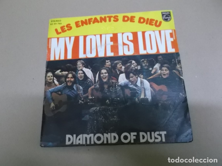 Disques de vinyle: LES ENFANTS DE DIEU (SN) MY LOVE IS LOVE A&Ntilde;O &ndash; 1974