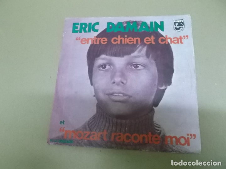 Disques de vinyle: ERIC DOMAIN (SN) ENTRE CHIEN ET CHAT A&Ntilde;O &ndash; 1970 &ndash; EDICION FRANCIA