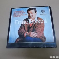 Discos de vinilo: EMILIO PERICOLI (EP) IL MONDO AÑO – 1965. Lote 176455877