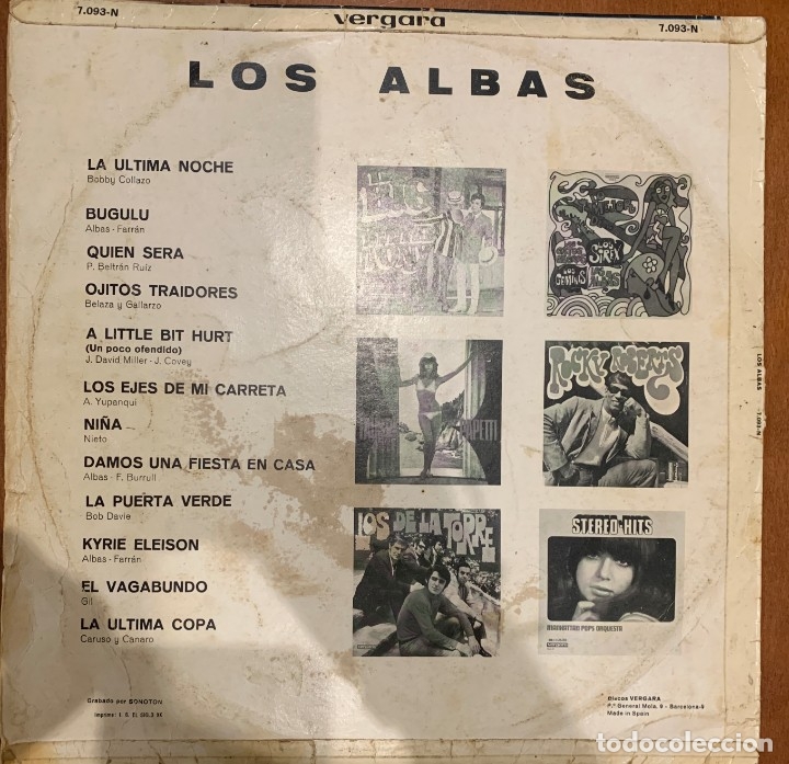 Discos de vinilo: Los Albas &lrm;&ndash; Los Albas - Foto 2