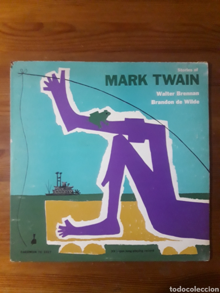 Discos de vinilo: MARK TWAIN (Disco narraci&oacute;n) - Foto 1