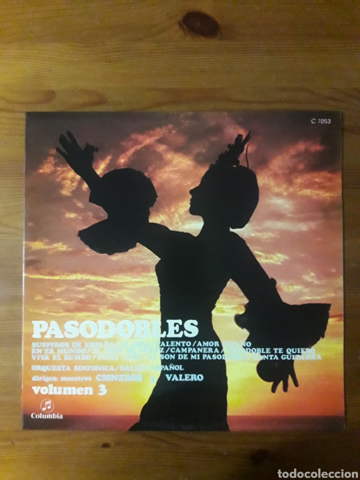 Discos de vinilo: PASODOBLES ORQUESTA SINF&Oacute;NICA BALLET ESPA&Ntilde;OL Dir. CISNEROS Y VALERO - Foto 1