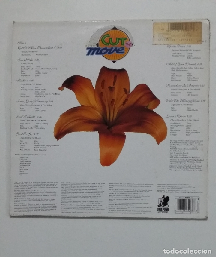 Discos de vinilo: CUT N MOVE - PEACE LOVE & HARMONY. tdkda65 - Foto 2