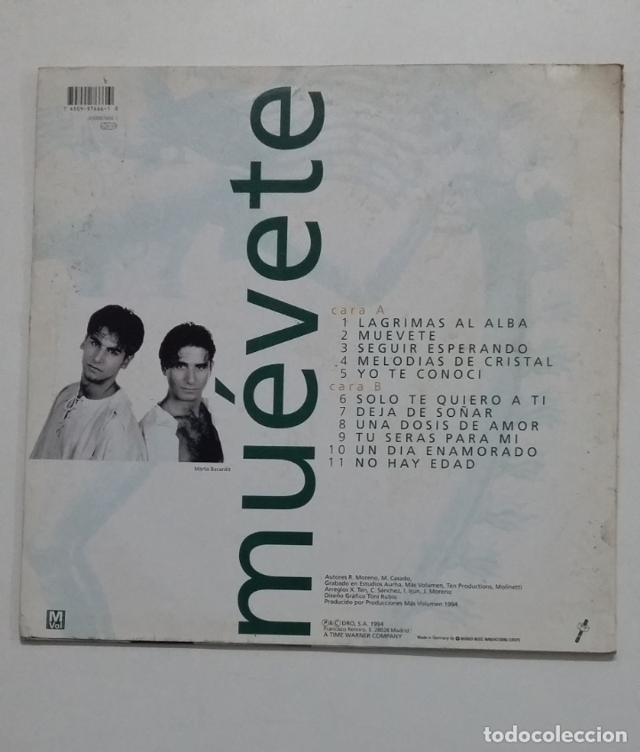 Discos de vinilo: Ray - Muevete -. lp. TDKDA65 - Foto 2