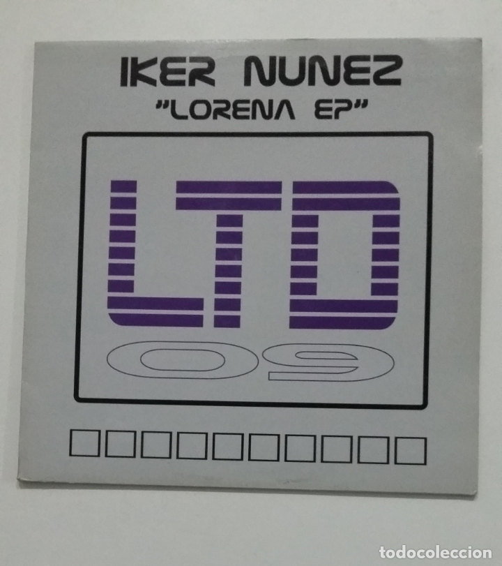Discos de vinilo: IKER NU&Ntilde;EZ. LORENA E? LTD RECORDS. TDKDA65 - Foto 1