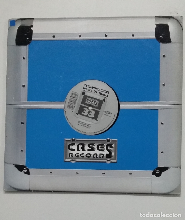 Discos de vinilo: TECHNOMACHINE MEETS DJ. TOM-X CASES RECORDS. TDKDA65 - Foto 2