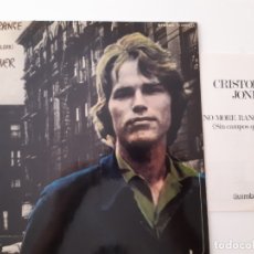 Discos de vinilo: CHRISTOPHER JONES- NO MORE RANGE TO ROAM - SPAIN PROMO LP 1978 + LIBRETO- COMO NUEVO.. Lote 176566125