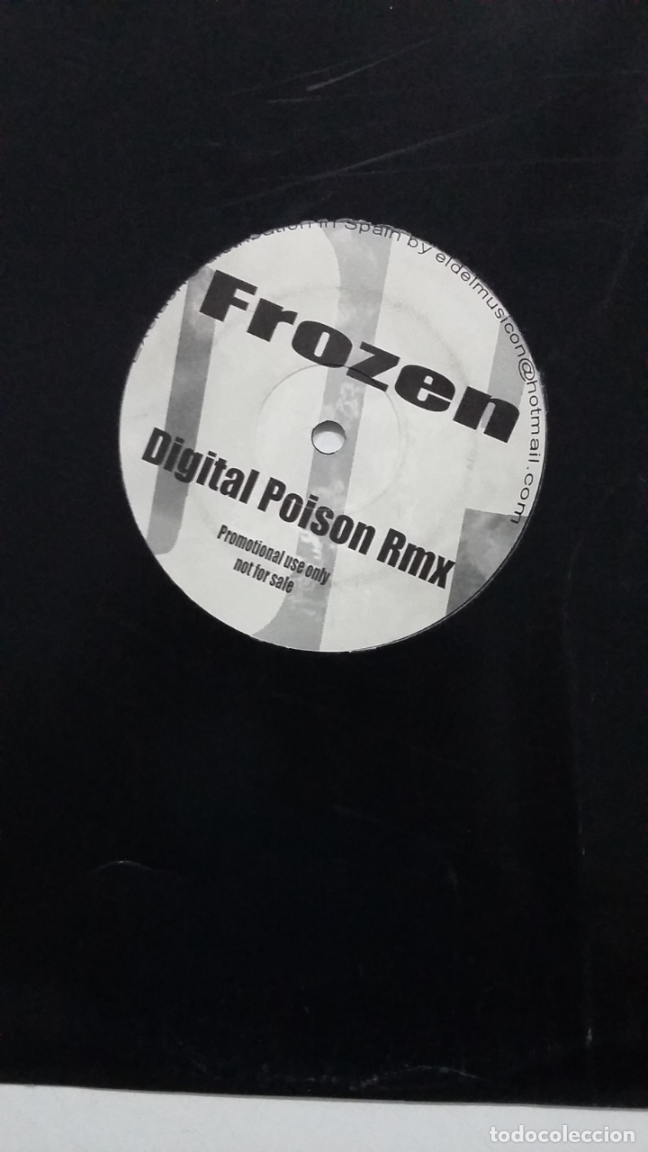 Discos de vinilo: FROZEN. DIGITAL POISON REMIX. MAXI SINGLE. TDKDA65 - Foto 2